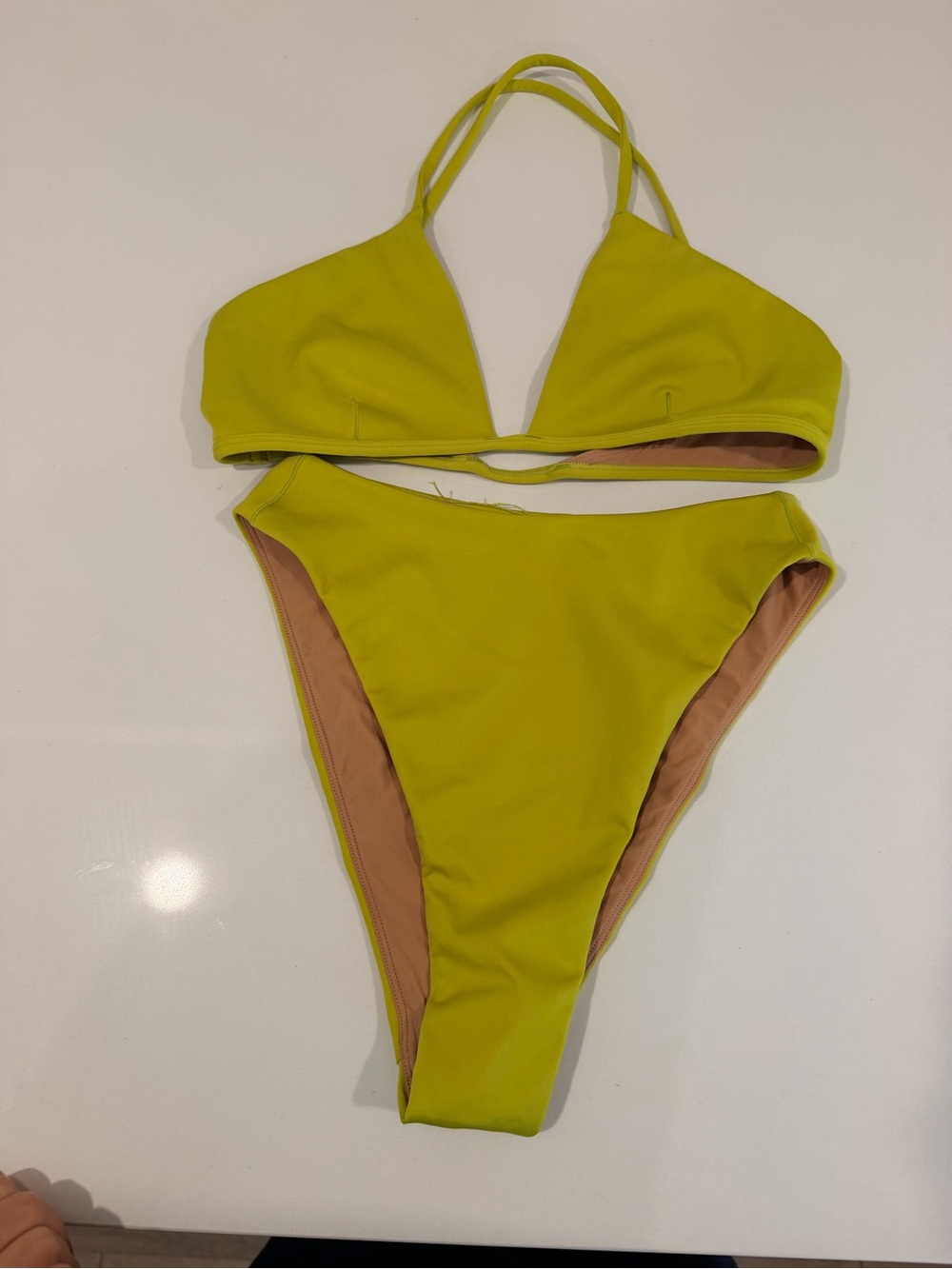 Left of Friday Reef Top & Throwback bottom